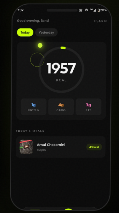 Cal AI — AI calorie tracker with meal image recognition